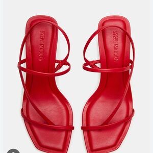 Steve Madden Women's Red Strappy Sandals